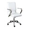 Merrick Lane Artemis Mid-Back Home Office Chair with Armrests, Height Adjustable Swivel Seat and Five Star Base